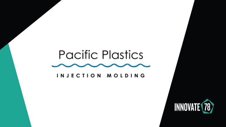 pacific plastics logo with innovate78 branding